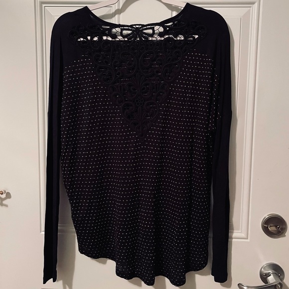 Long sleeve top with golden dots 💎 - Picture 6 of 10